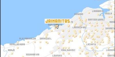 რუკა jaimanitas Cuba
