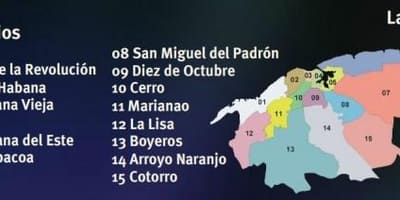 რუკა regla Cuba